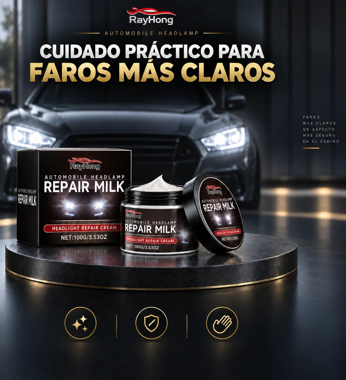 Crema Restauradora De faros